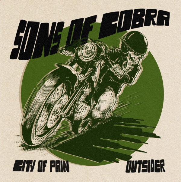 7" SONS OF COBRA: City Of Pain / Outsider