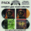 4 x 7" Pack The Chuck Norris Experiment / The Drippers / Space Cowboys