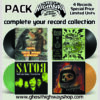 4 x 7" Pack The Chuck Norris Experiment / The Drippers / Sator