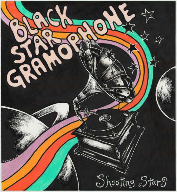 LP BLACK STAR GRAMOPHONE: Shooting Stars