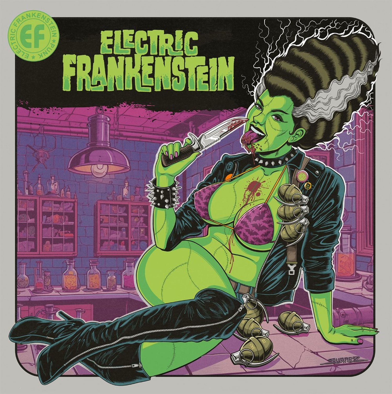 7" ELECTRIC FRANKENSTEIN: Spittin' Blood EP