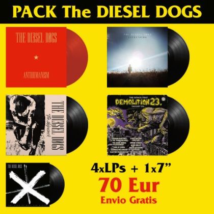 PACK The DIESEL DOGS: 4xLPs + 1x7"