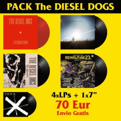 PACK The DIESEL DOGS: 4xLPs + 1x7"