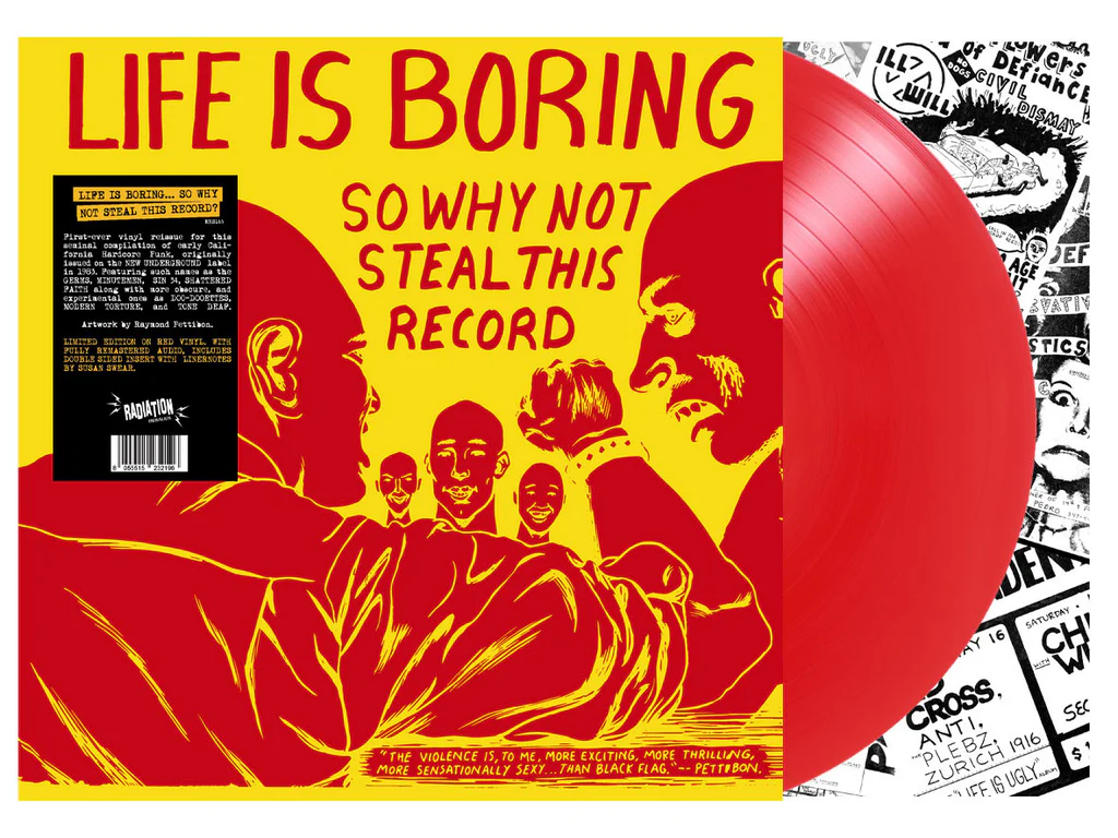 LP VV.AA.: Life Is Boring So Why Not Steal This Record (Red Vinyl) - Imagen 2