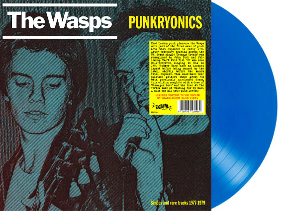 LP WASPS: Punkryonics (Singles & Rare Tracks 1977-1979) (Blue) - Imagen 2