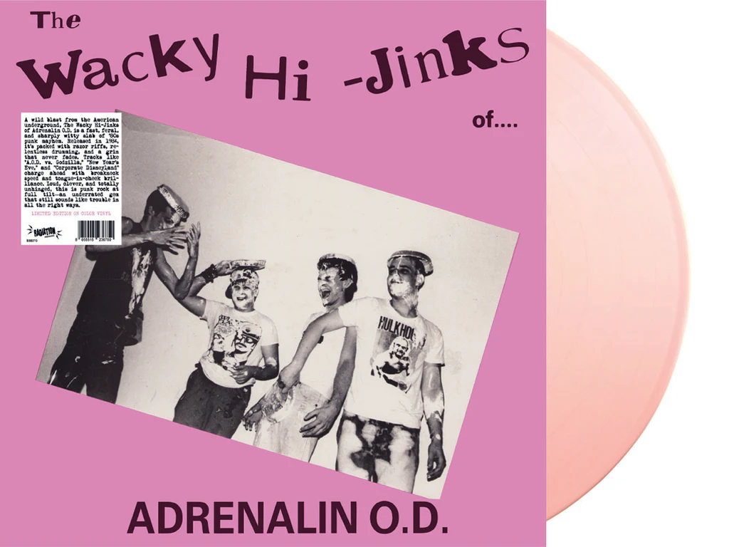 LP ADRENALIN O.D.: The Wacky Hi-Jinks of A.O.D. (Color Vinyl) - Imagen 2