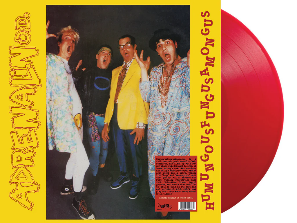 LP ADRENALIN O.D.: Humungosusfungusamongus (Red Vinyl) - Imagen 2