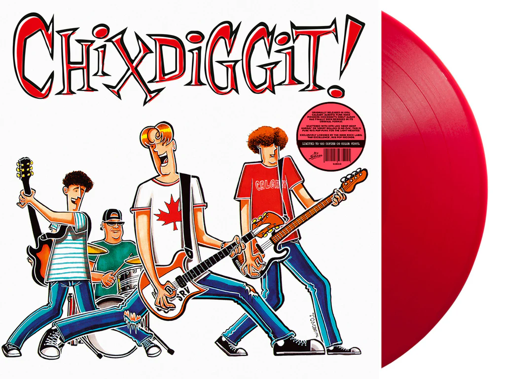 LP CHIXDIGGIT!: s/t (Red Vinyl) - Imagen 2